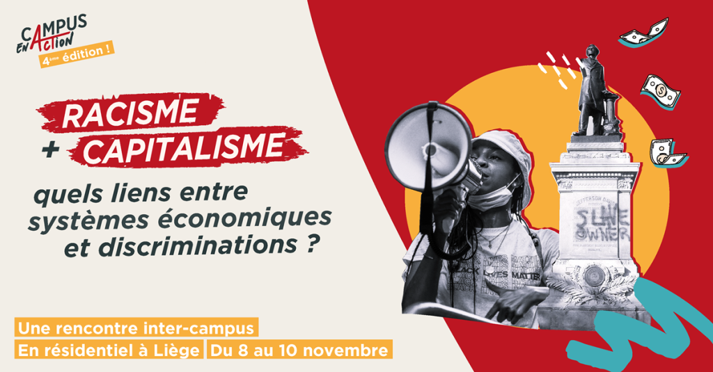 Campus en action - racisme et capitalisme - bannière